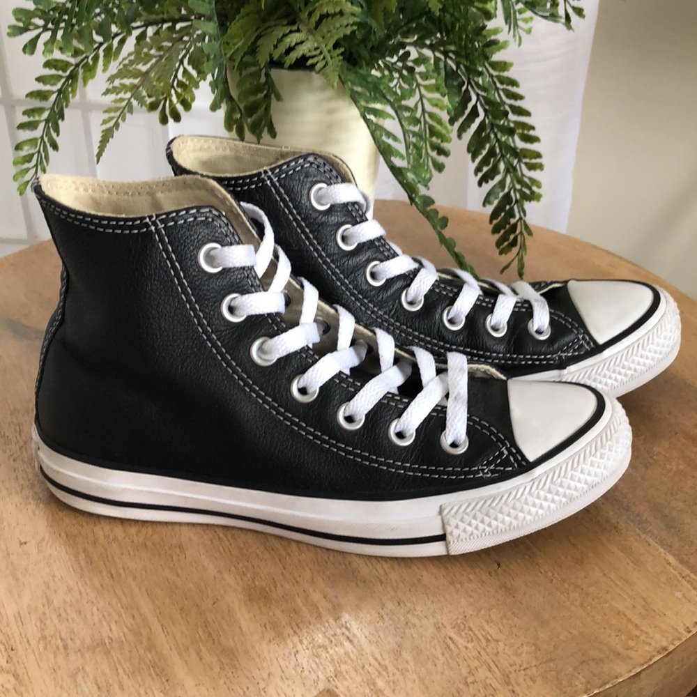 Converse Black and White High-Top Sneakers